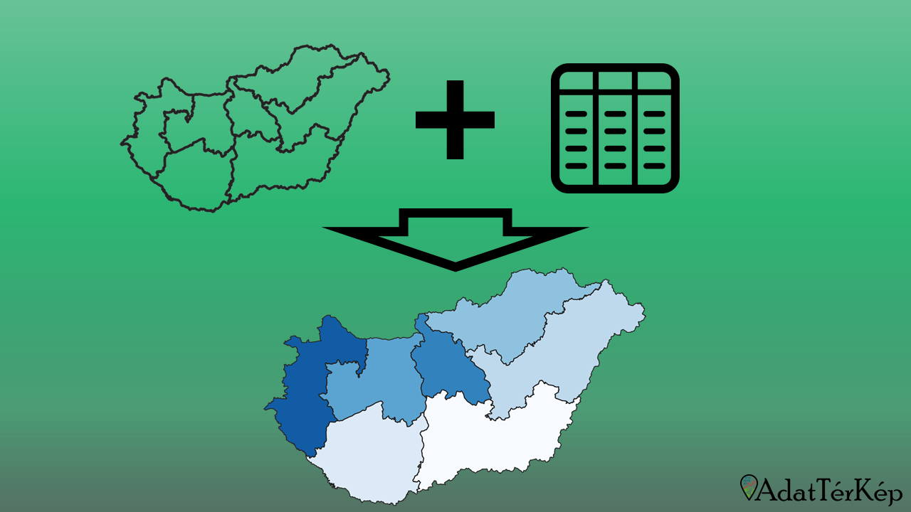 QGIS - Tematikus térkép készítése külső adatforrás felhasználásával