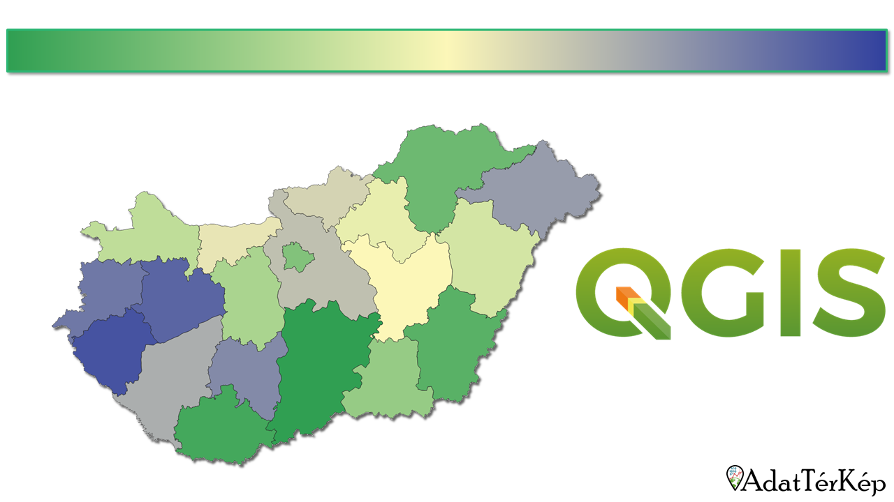 QGIS - Saját színskála létrehozása