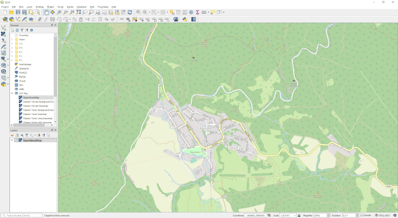 QGIS - Referencia felület hozzáadása